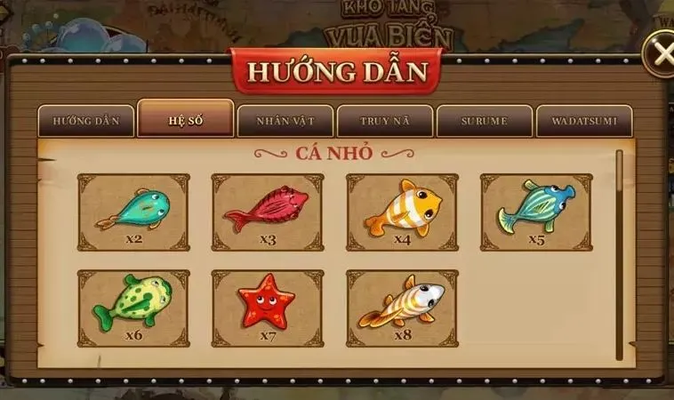 Bắn Cá Đại Hải Trình Tại 123Win: Săn Cá Đổi Thưởng Hấp Dẫn 2 Các loại cá trong Bắn Cá Đại Hải Trình tại 123Win
