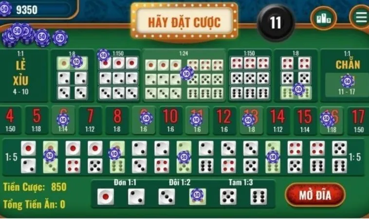 Cách Tham Gia Tài Xỉu Nhà Cái 123Win Đơn Giản, Hiệu Quả 2 Giao diện chơi Tài Xỉu nhà cái 123Win