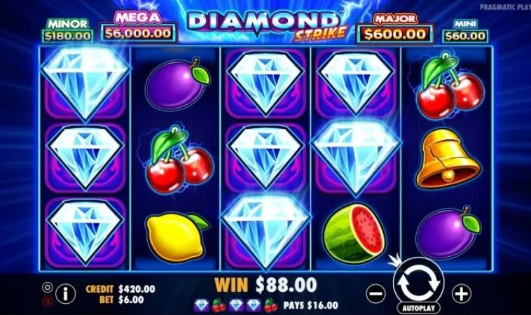 Trò Chơi Kim Cương Tại 123Win: Trải Nghiệm Nổ Hũ Đỉnh Cao 2 Giao diện chơi Kim Cương tại 123Win